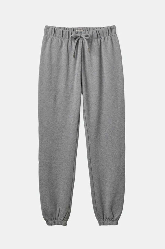 
       Brixton Women&#39;s Cross Loop French Terry Sweatpant - Heather Grey | Main
     