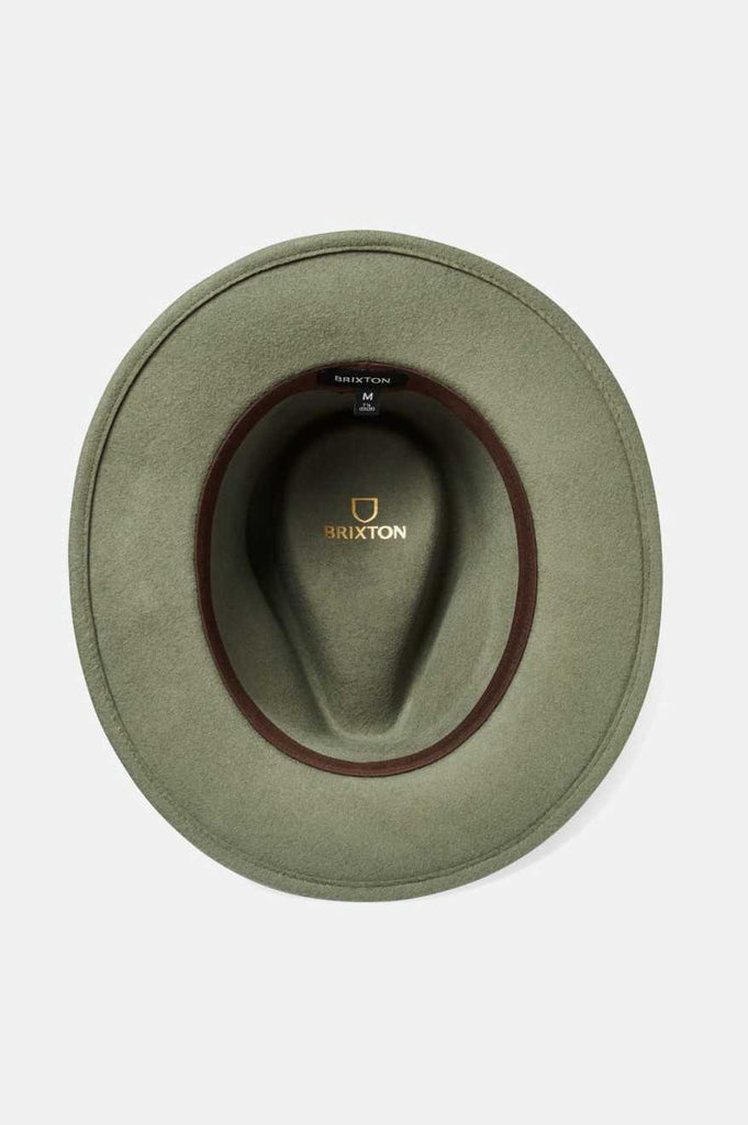 Brixton Messer Fedora - Light Moss