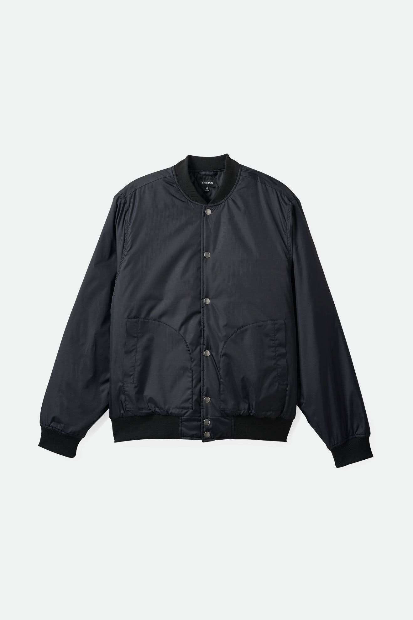 
       Brixton Men&#39;s Dillinger Flight Bomber Jacket - Black | Main
     