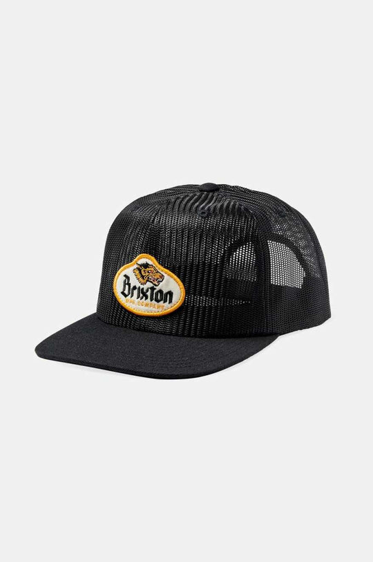 
       Brixton Canine Full Mesh Trucker Hat - Black/Black
     