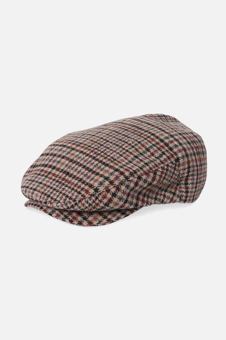 
       Brixton Hooligan Flat Cap - Sand/Black/Crushed Violet
     