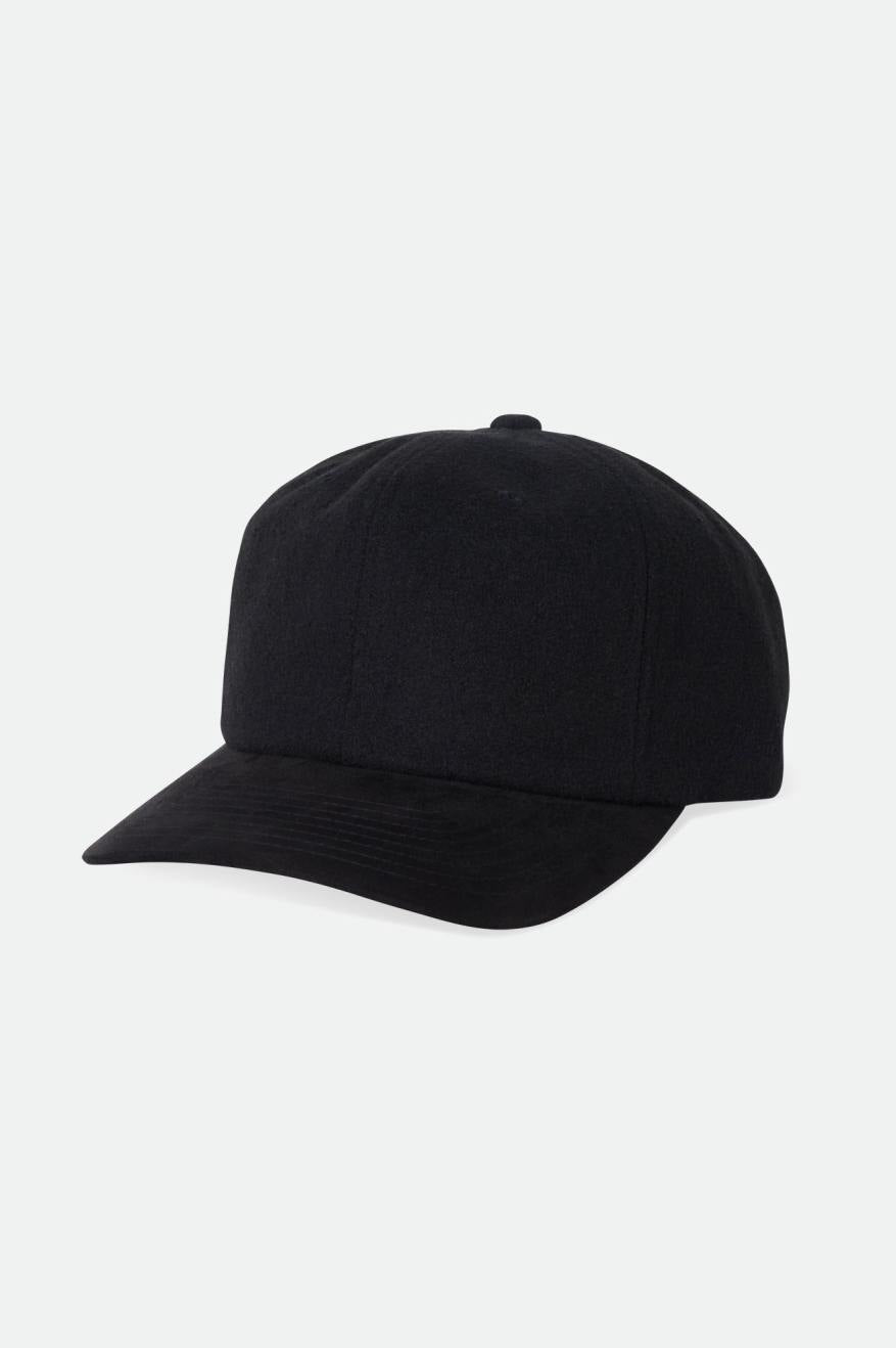 
       Brixton Reserve Melton Wool Adjustable Hat - Black/Black
     