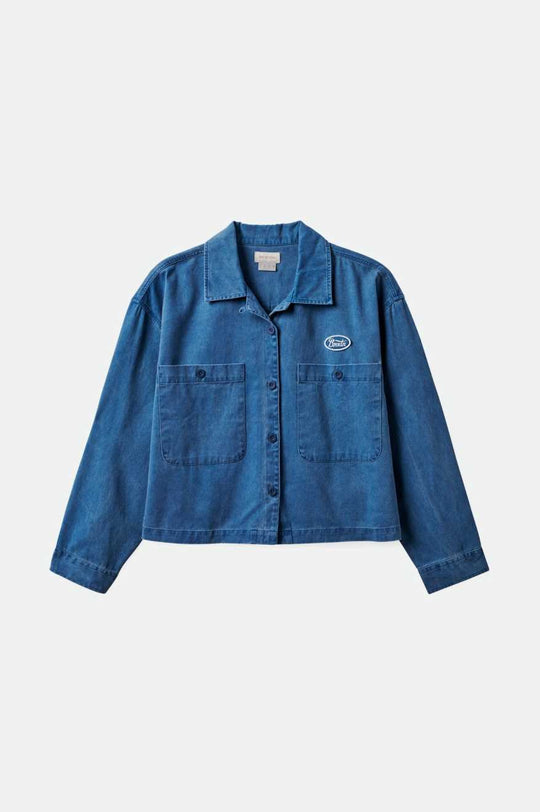 
       Brixton Utopia Overshirt - Deep Sea
     