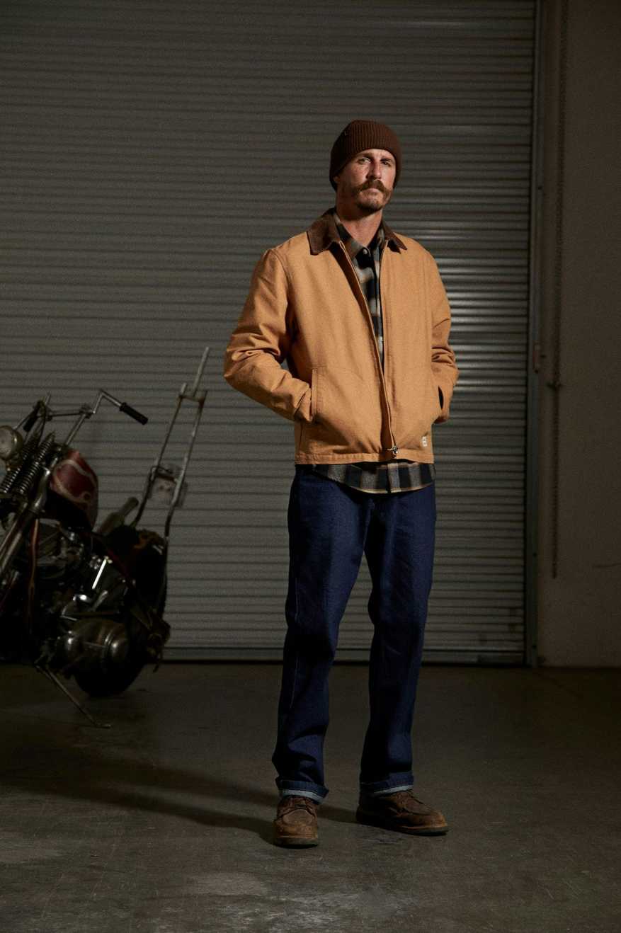 
       Men&#39;s Lifestyle 1 | Mechanic Garage Jacket - Tobacco Brown
     