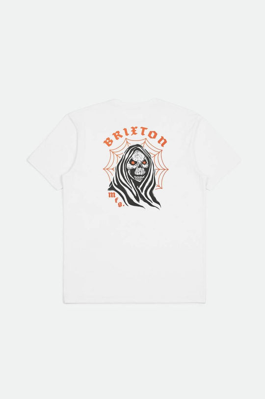 
       Brixton Reaper S/S Tailored Tee - White
     