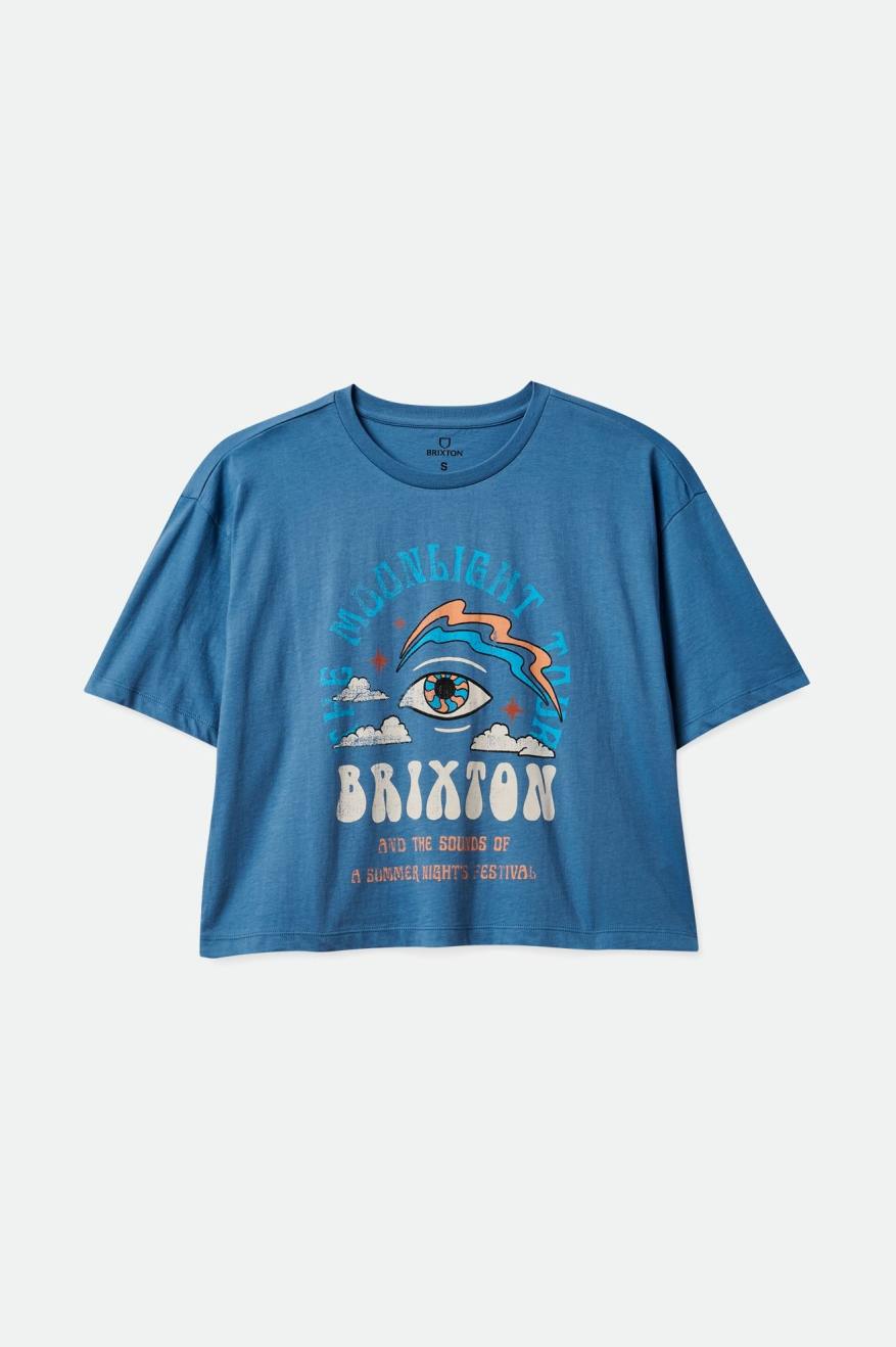 
       Brixton Moonlight Tour S/S Skimmer Tee - Blue Heaven
     