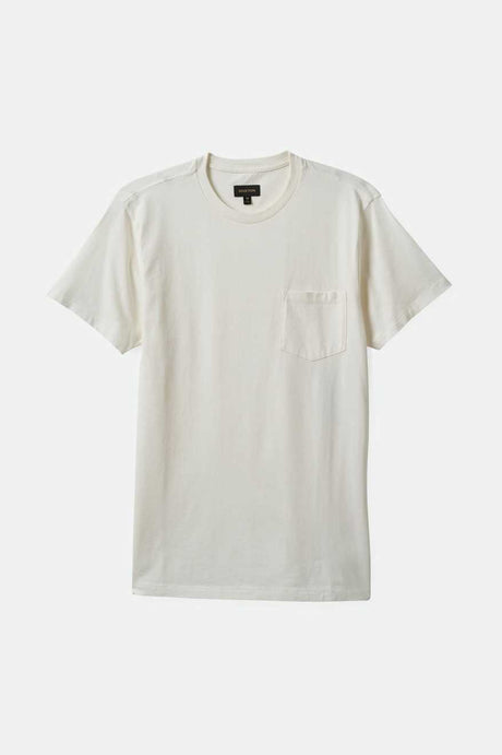 Brixton Unisex Vintage Reserve S/S T-Shirt - Off White Sol Wash | Main