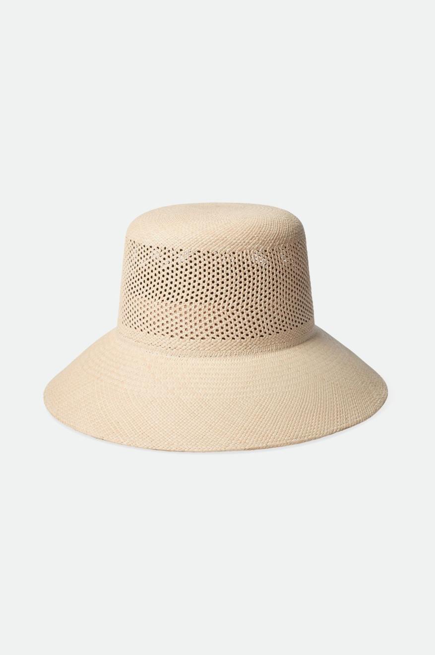 
       Brixton Lopez Panama Straw Bucket Hat - Catalina Sand
     