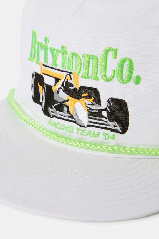 
       Brixton Neon Formula HP Snapback - White/Green
     