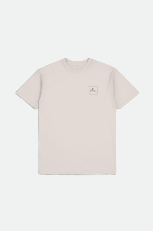 
       Brixton Alpha Square S/S Standard Tee - Cream/Olive Surplus/Brass
     