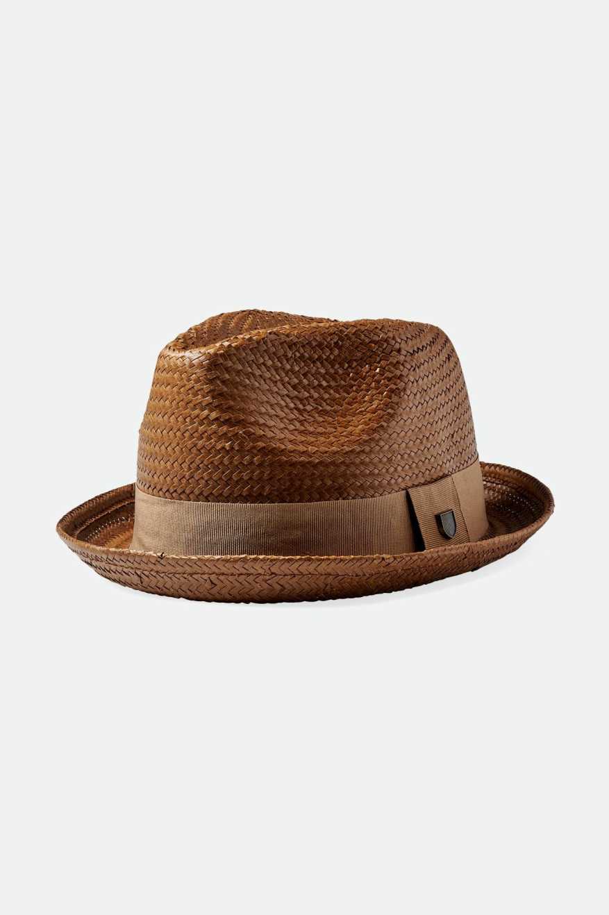 
       Brixton Castor Fedora - Toffee/Bronze
     