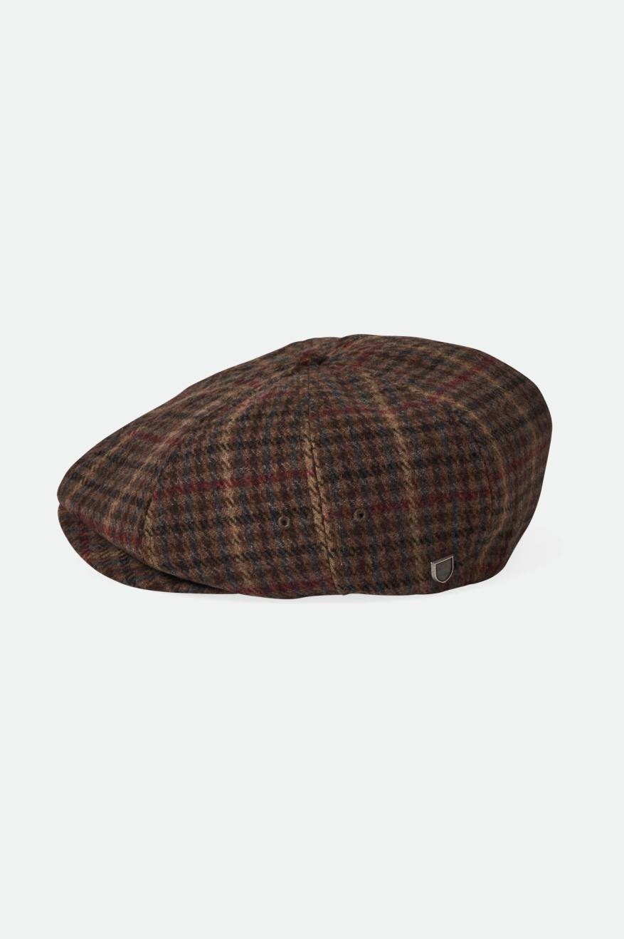 
       Brixton Brood Lightweight Newsboy Cap - Cranberry Juice/Sepia
     