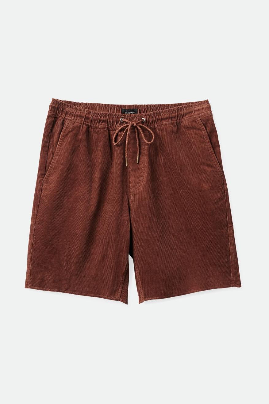 
       Brixton Madrid II Corduroy Short 8&quot; - Sepia Cord
     