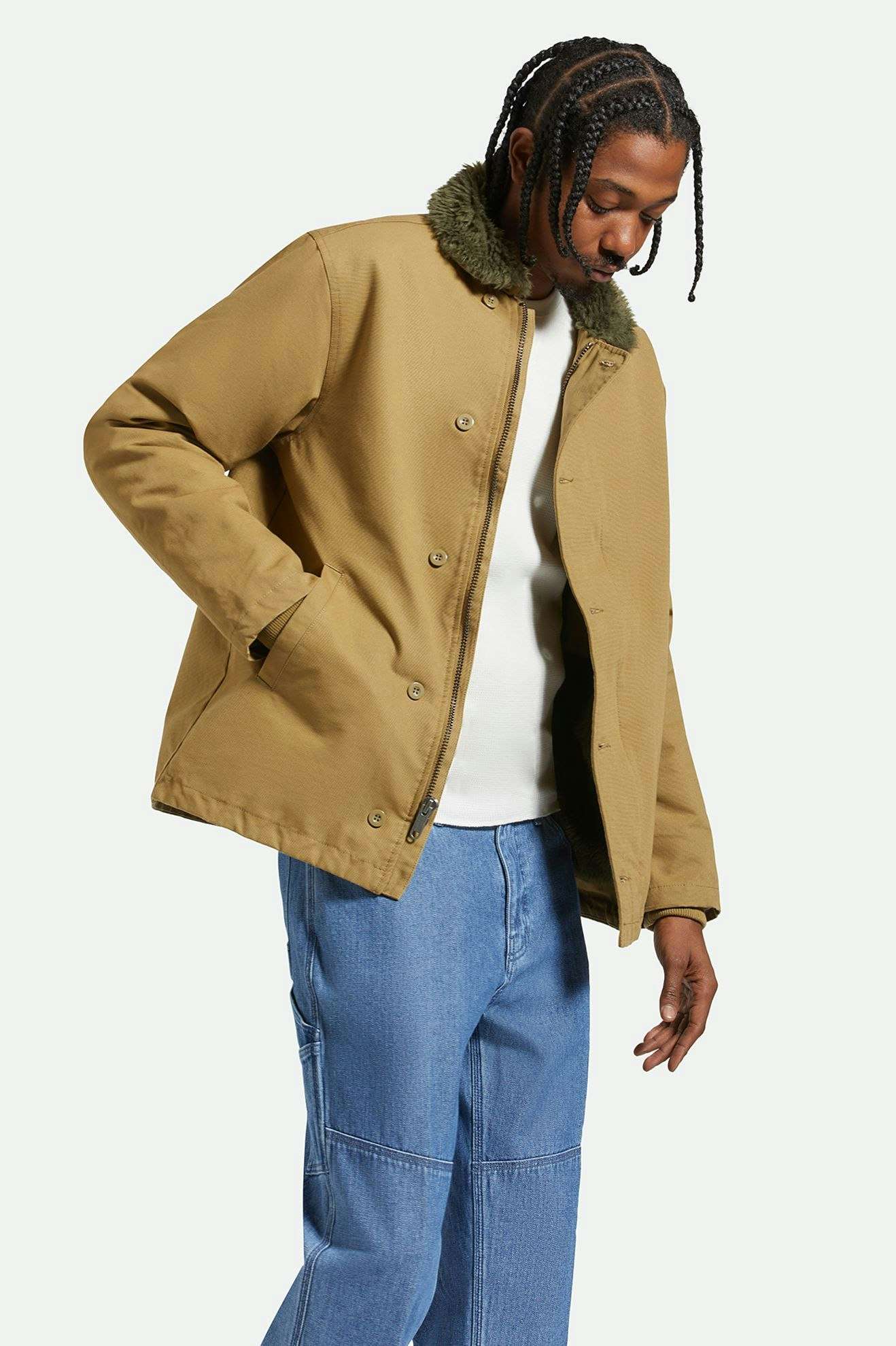 
       Men&#39;s Side Fit | 20th Anniversary Mast Jacket - Olive Surplus
     