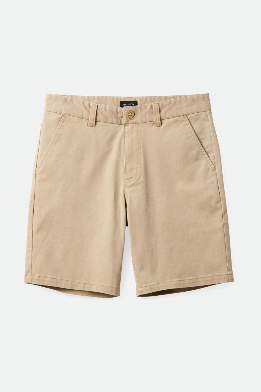 
       Brixton Choice Chino Short 9&quot; - Sand Vintage Wash
     