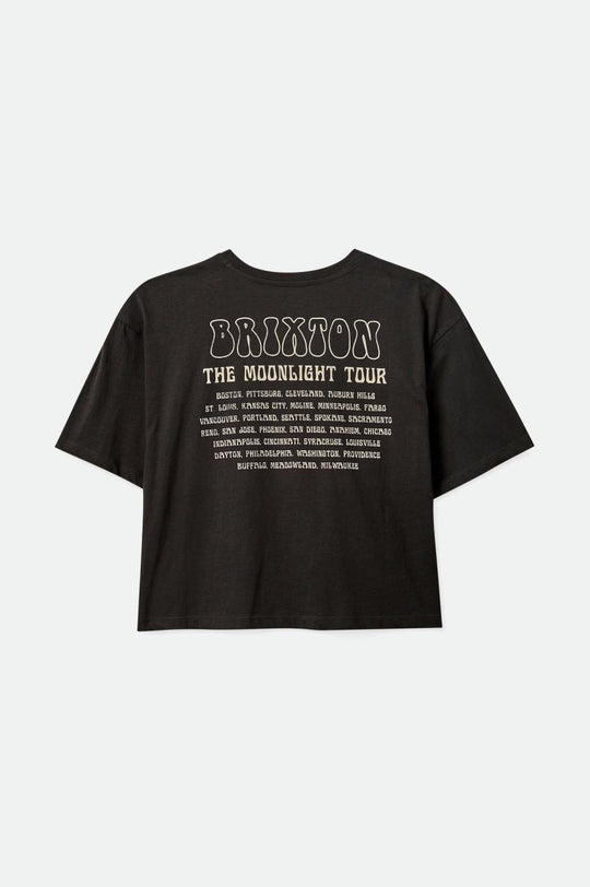 
       Brixton Moonlight Tour S/S Skimmer Tee - Washed Black
     