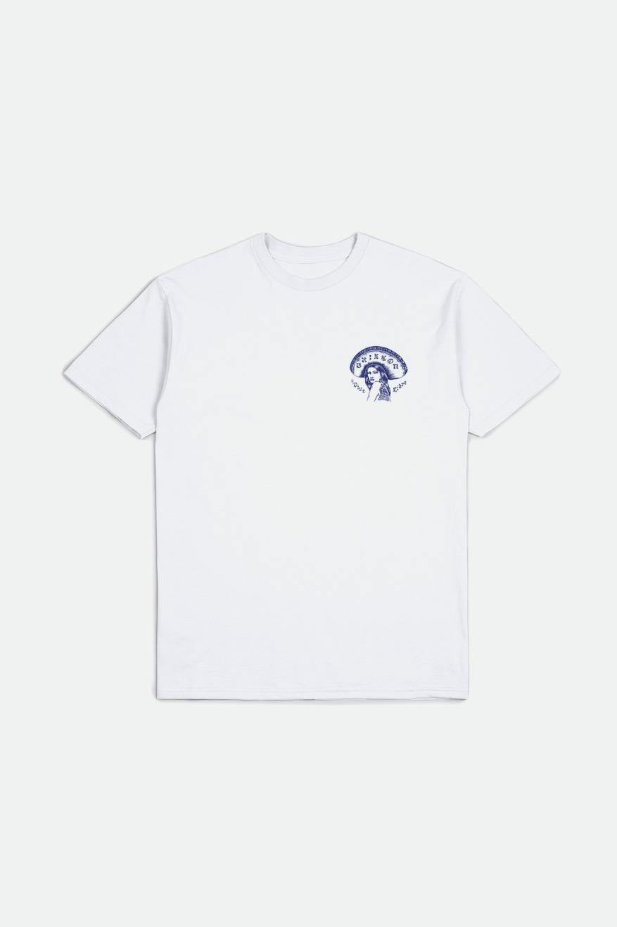 
       Brixton Vive Libre S/S Standard Tee - White
     