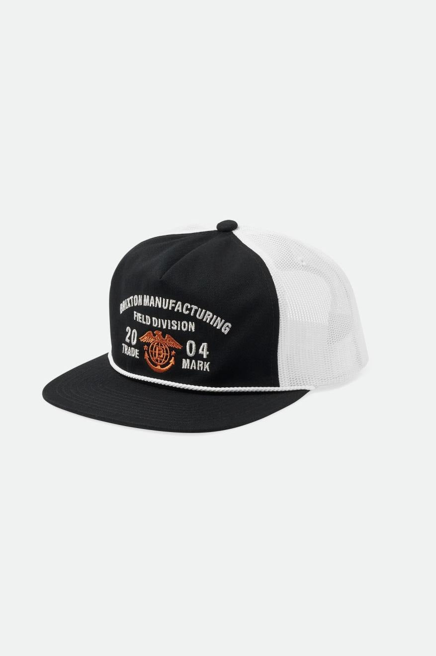 
       Brixton Division MP Trucker Hat - Black/White
     