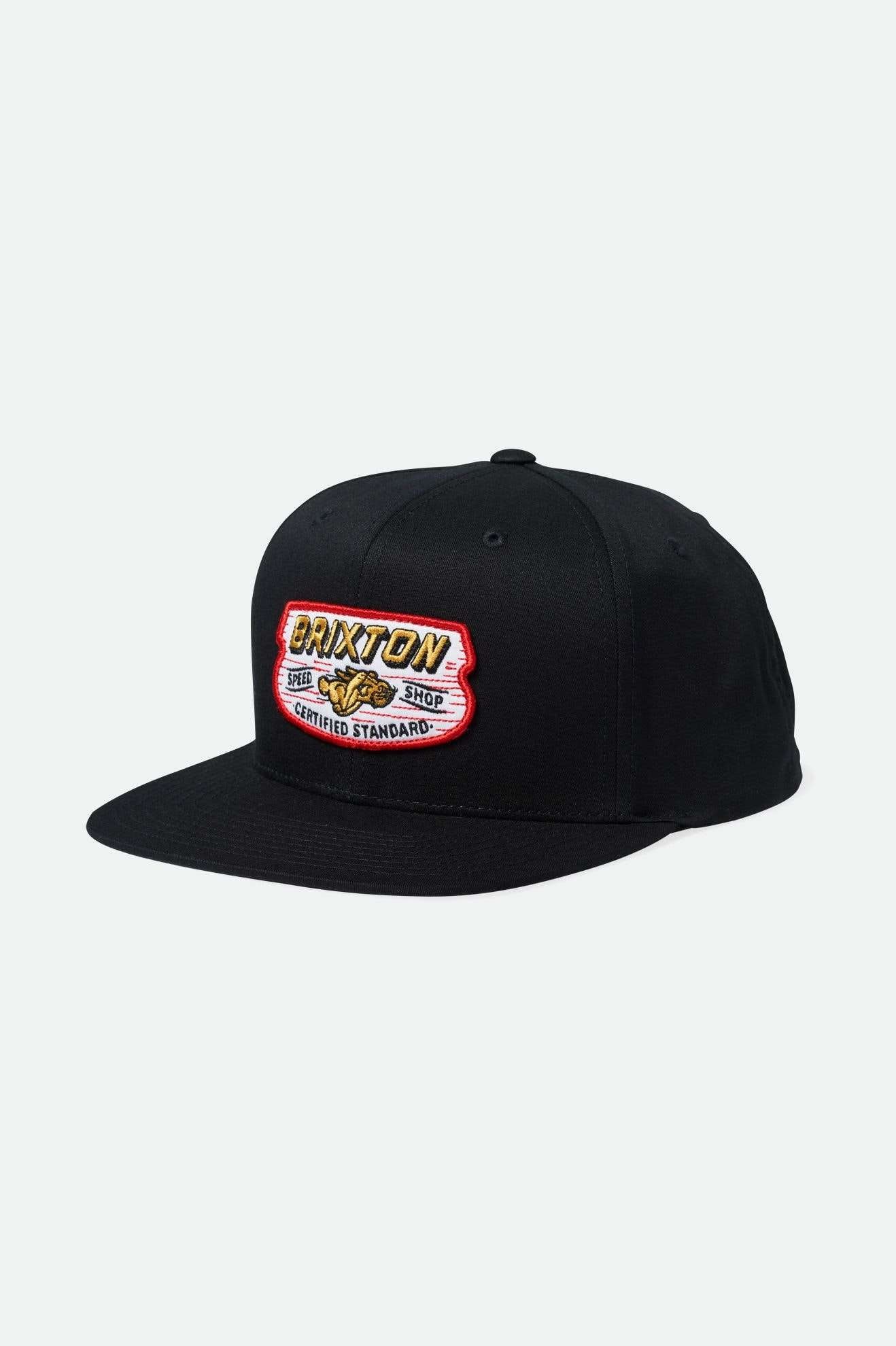 
       Brixton Men&#39;s Clayburn Snapback - Black | Main
     