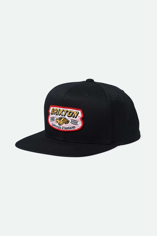 
       Brixton Men&#39;s Clayburn Snapback - Black | Main
     