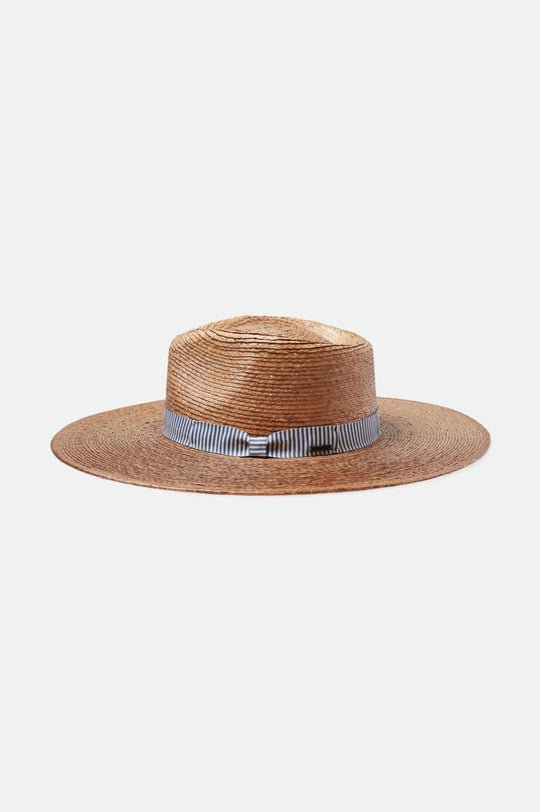 
       Brixton Jo Straw Rancher Hat Limited - Coffee/Washed Navy/Biscotti
     