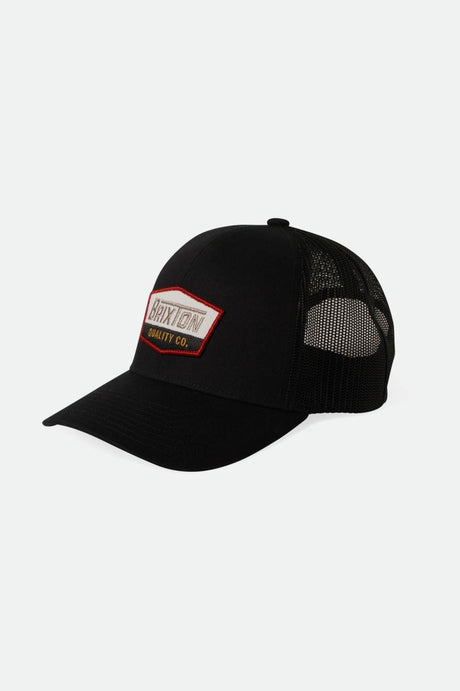 Brixton Unisex Regal Netplus Trucker Hat - Black/Black | Main