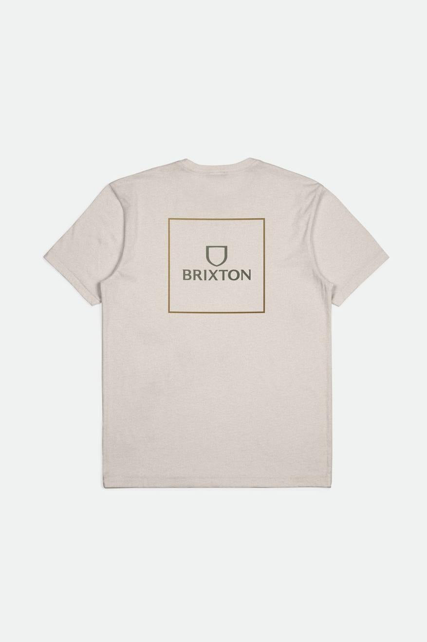 
       Brixton Alpha Square S/S Standard Tee - Cream/Olive Surplus/Brass
     