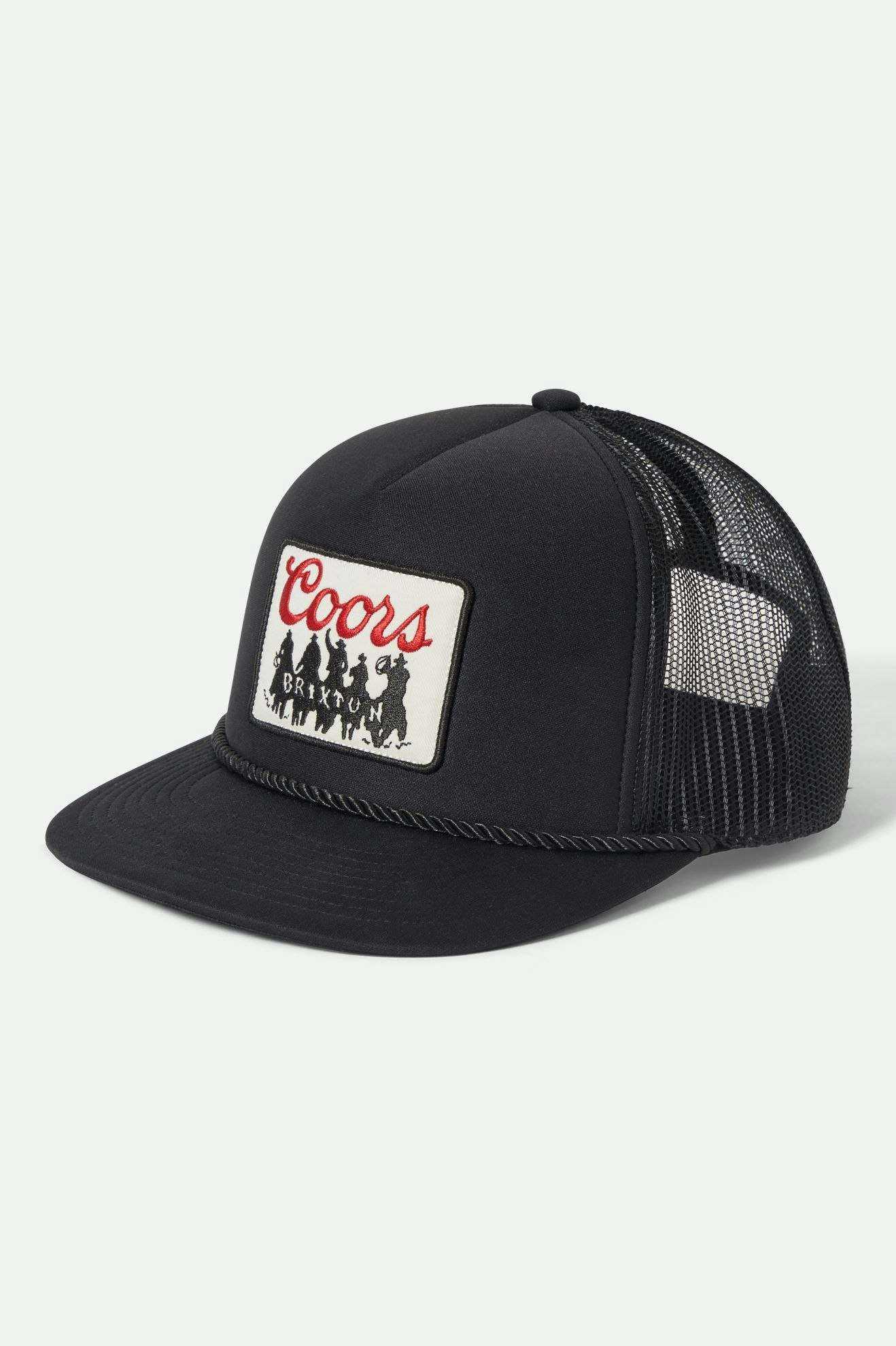 
       Brixton Unisex Coors Bandit Trucker Hat - Black/Black | Main
     