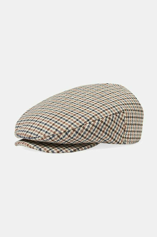 
       Brixton Unisex Hooligan Flat Cap - Sand/Black/Sepia | Main
     