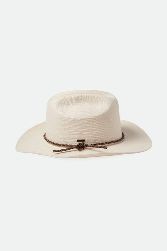 
       Brixton Range Straw Cowboy Hat - Off White
     