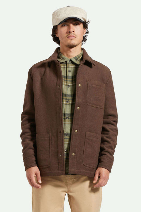 
       Men&#39;s Lifestyle 1 | Menswear Chore Coat - Heather Pinecone Brown
     