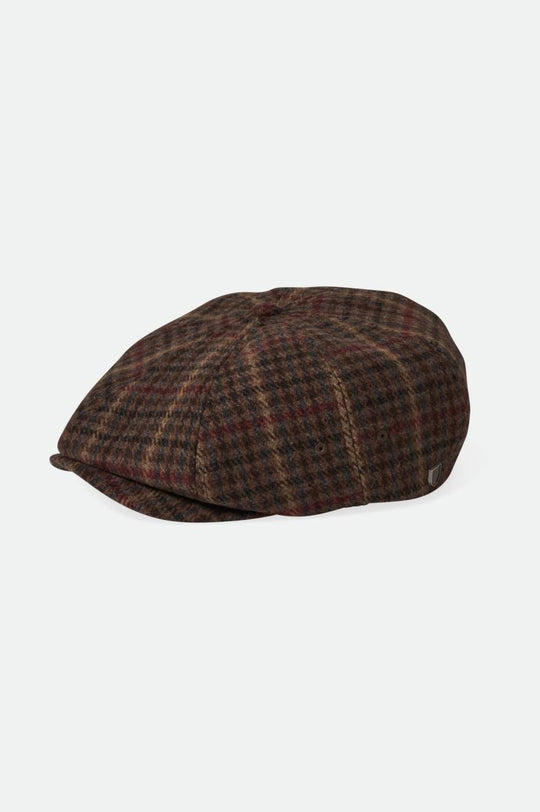 
       Brixton Brood Lightweight Newsboy Cap - Cranberry Juice/Sepia
     