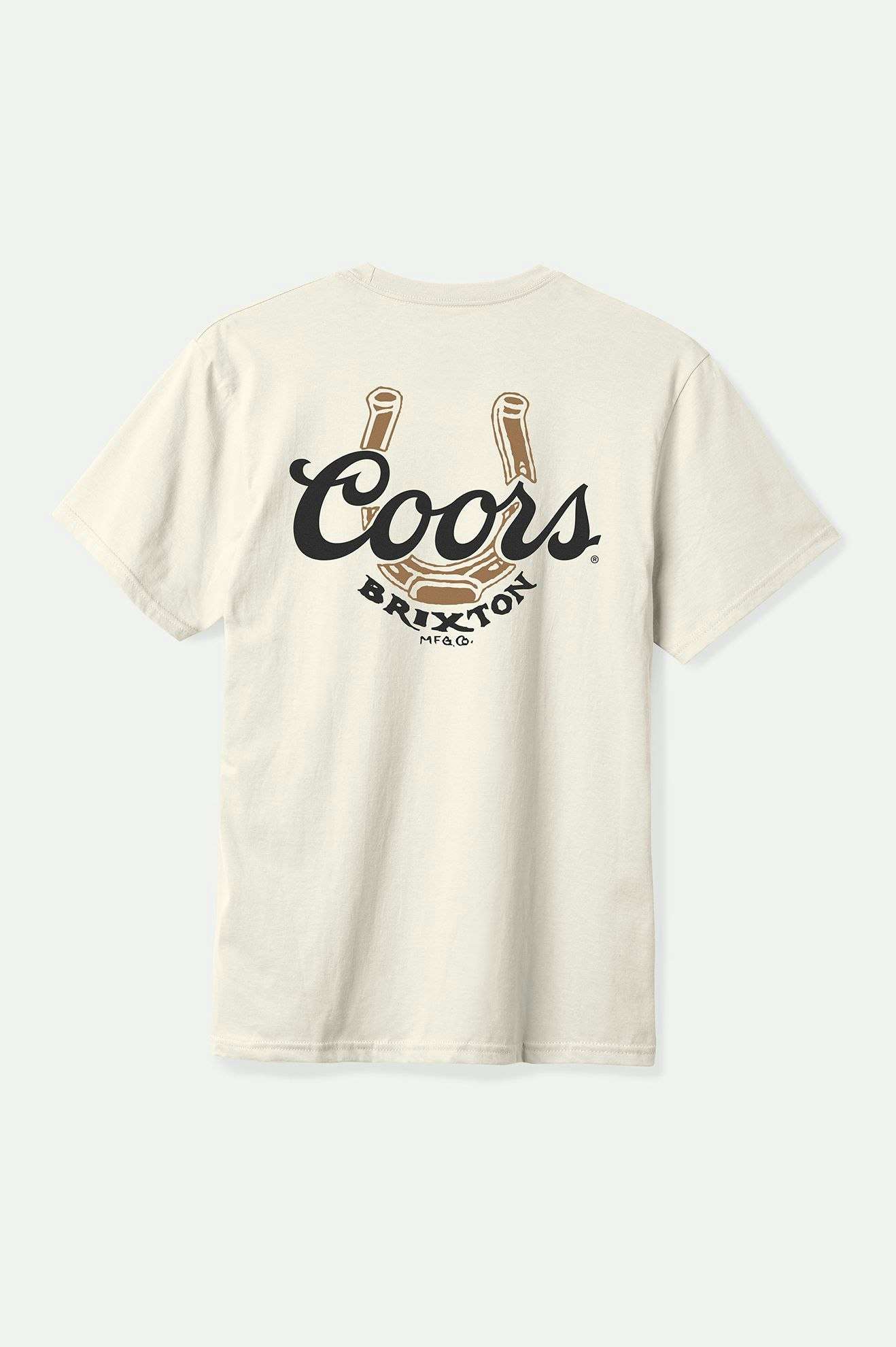 
       Back Laydown Image for Coors Luck S/S Standard T-Shirt - Natural
     