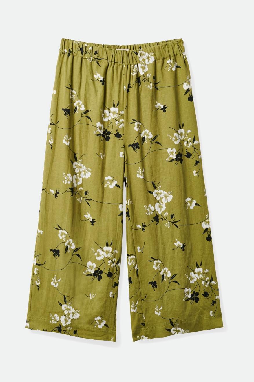 
       Brixton Lanai Linen Wide Leg Pant - Moss
     