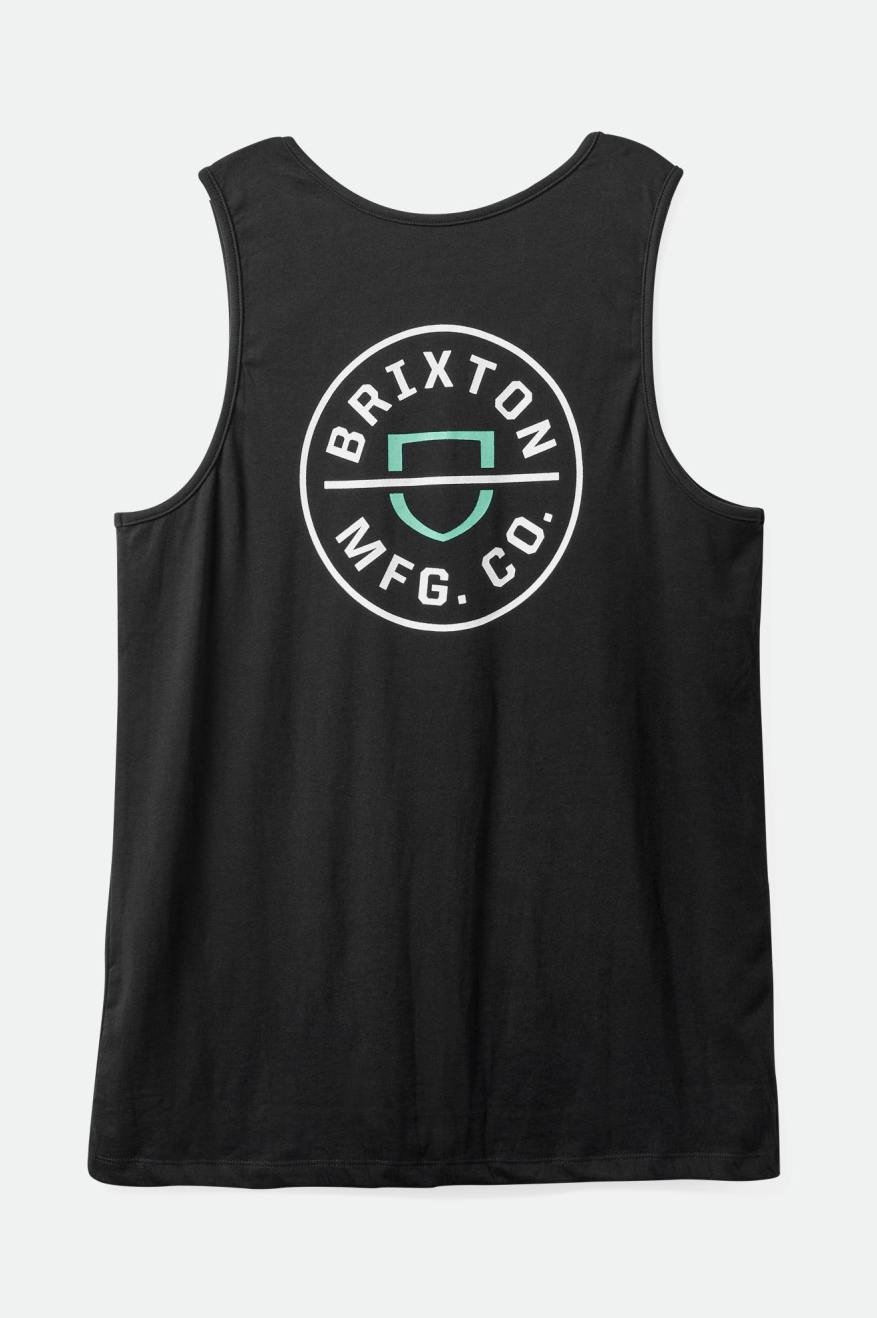 
       Brixton Crest Tank Top - Black/Jade
     