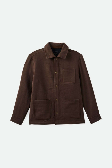 Brixton Men's Menswear Chore Coat - Heather Pinecone Brown | Main