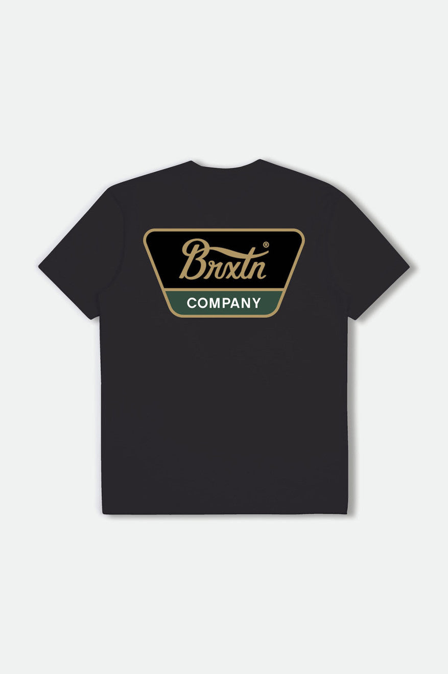 
       Brixton Linwood S/S Standard Tee - Black/Antelope/Pine Needle
     