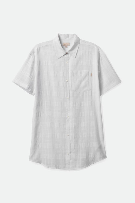 
       Brixton Leon S/S Overshirt Dress - White
     