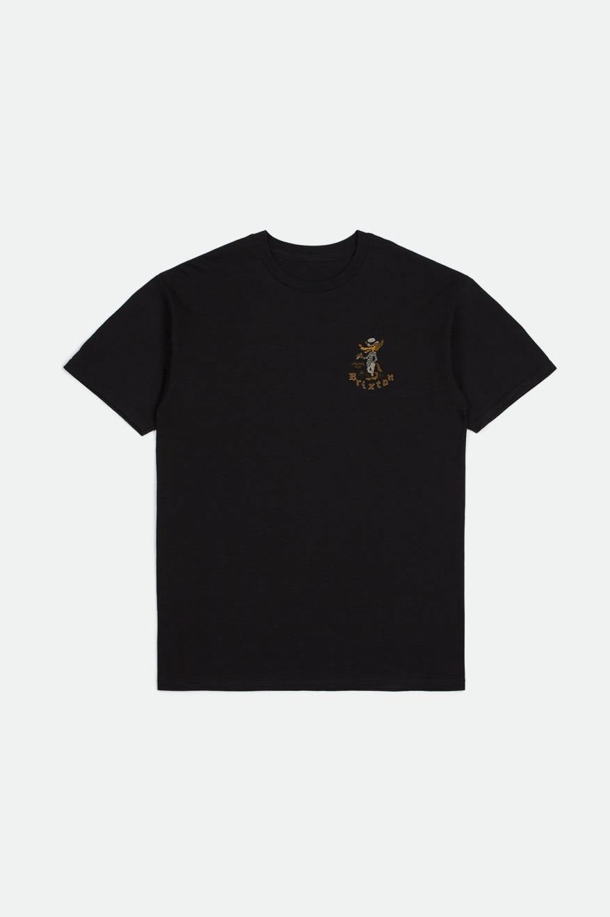 
       Brixton Oakwood S/S Standard Tee - Black Worn Wash
     