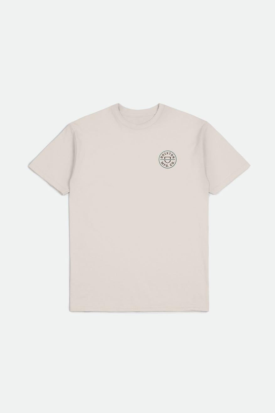 
       Brixton Crest II S/S Standard Tee - Cream/Dark Earth/Spruce
     