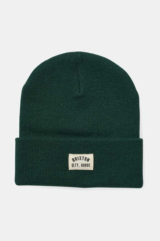 
       Brixton Woodburn Watch Cap Beanie - Emerald
     