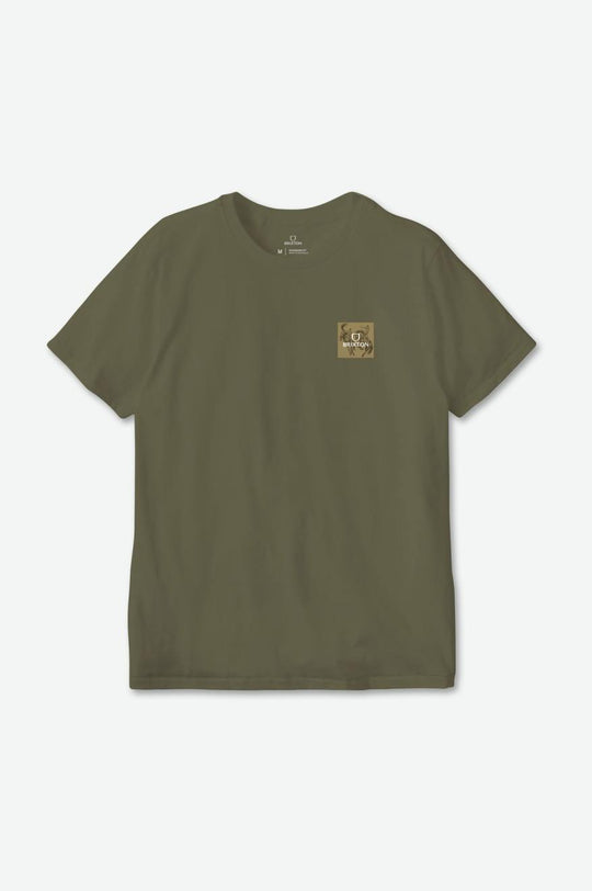 
       Brixton Alpha Square S/S Standard Tee - Olive Surplus/Antelope/Off White
     