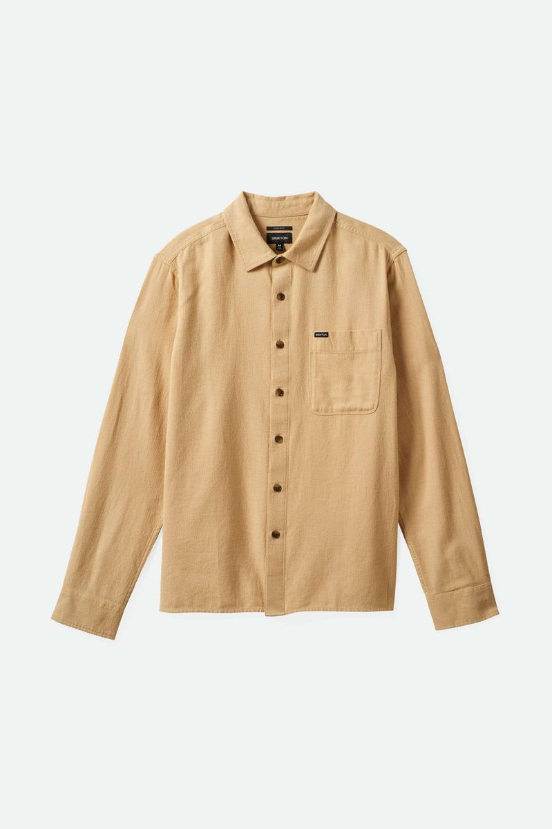 Men's Hasting Lightweight Ultra Soft Flannel in Wheat – Brixton