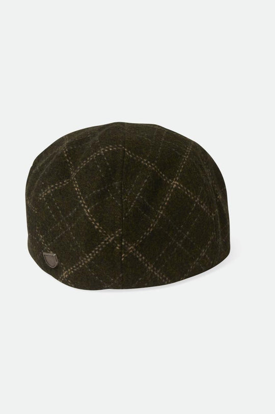 
       Brixton Hooligan Lightweight Flat Cap - Moss/Beige
     