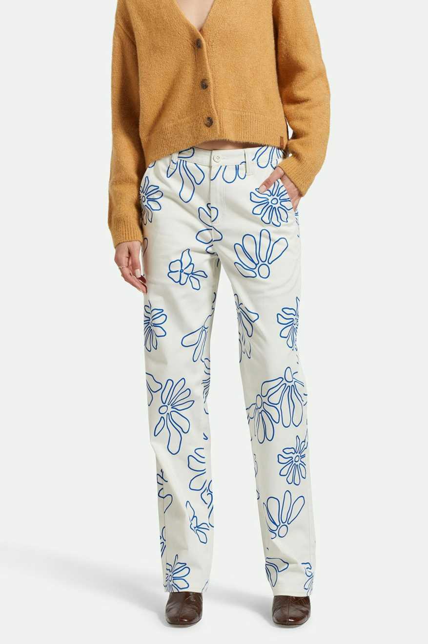 
       Women&#39;s Front Fit | Bedford Pant - Off White Daisy
     