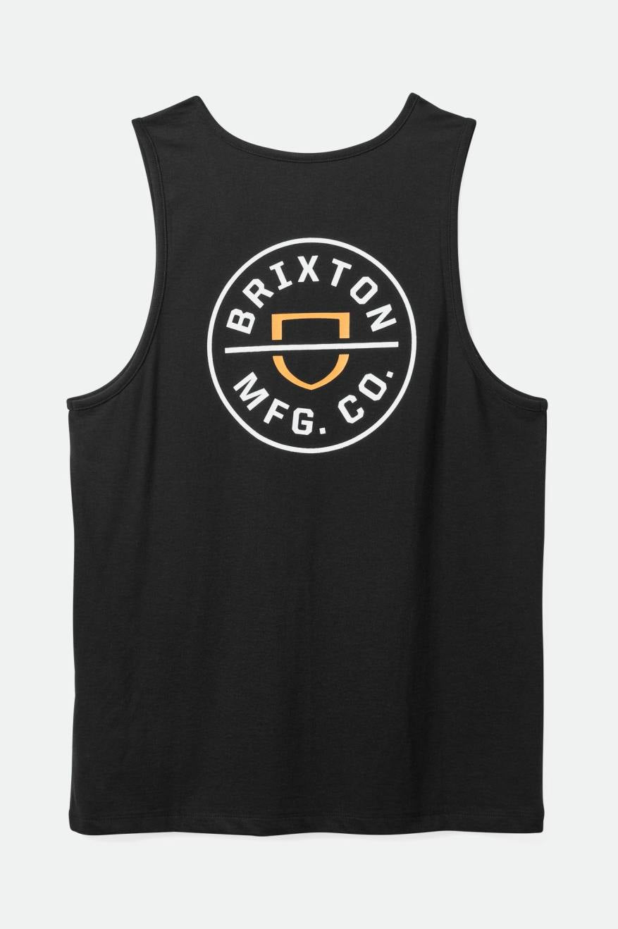 
       Brixton Crest Tank Top - Black/Apricot Crush/White
     