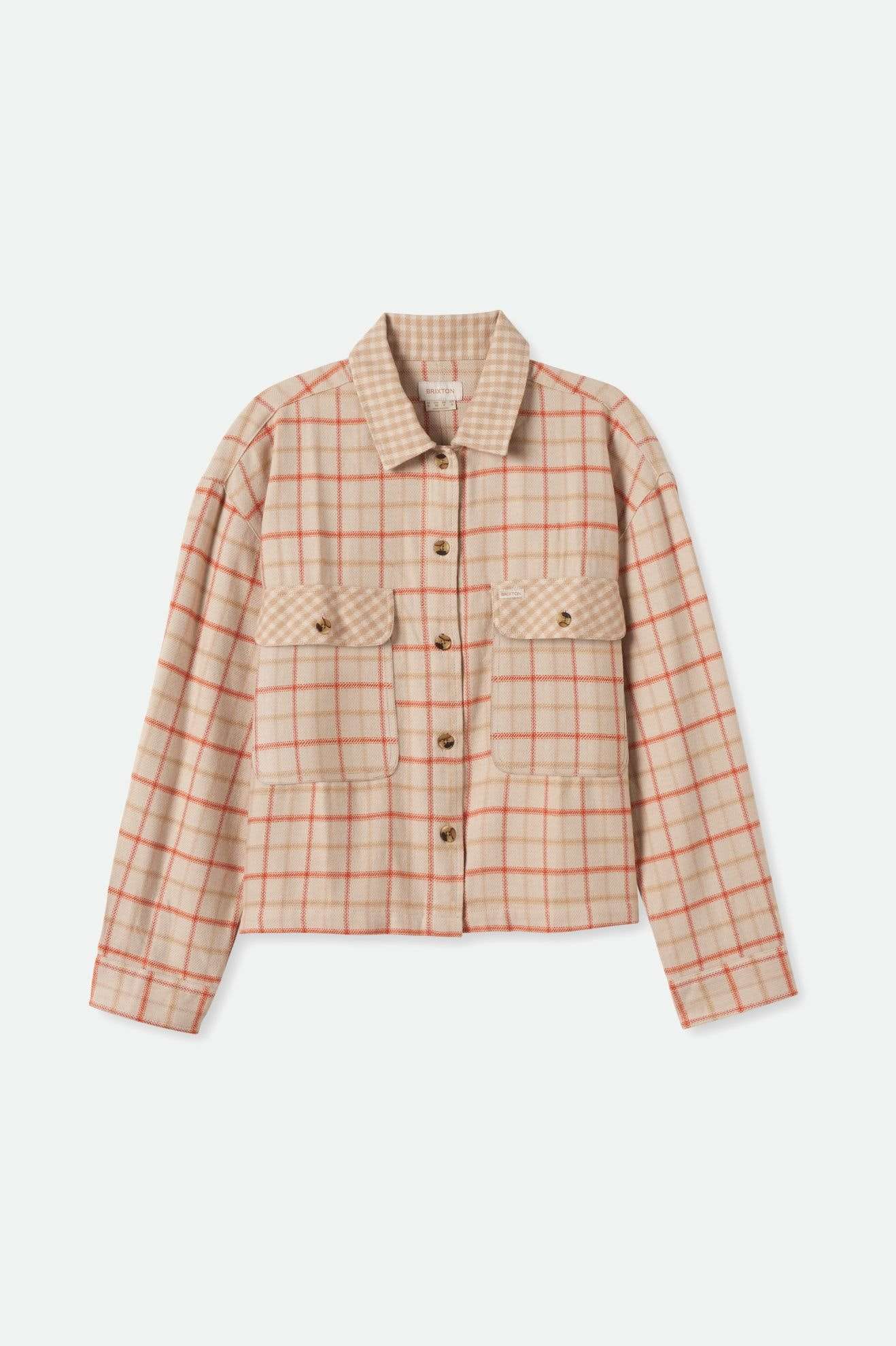 
       Brixton Women&#39;s Bowery Women&#39;s L/S Flannel - Beige/Sesame | Main
     