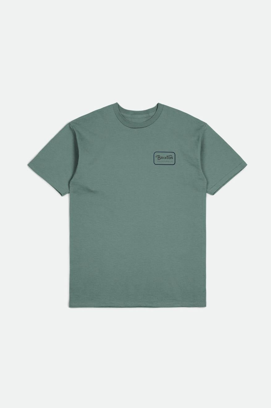 
       Brixton Grade S/S Standard Tee - Chinois Green/Washed Navy/Washed Black
     