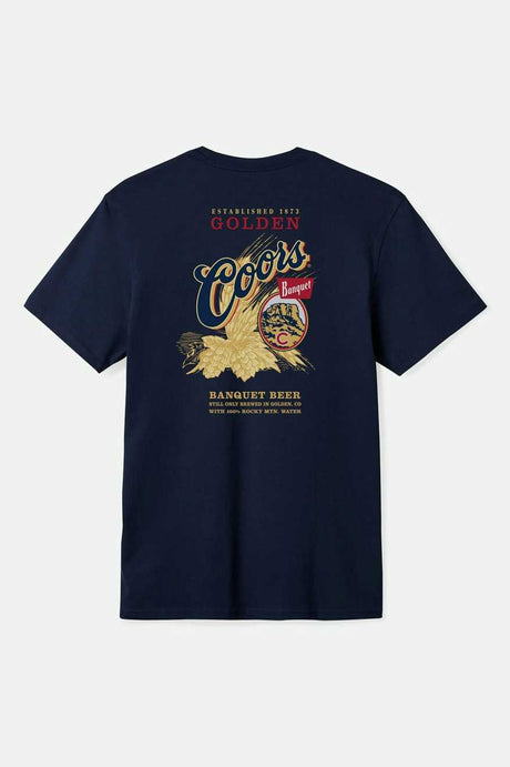 Coors Start Your Legacy Hops T-Shirt - Navy