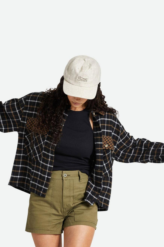 
       Brixton Bowery Women&#39;s L/S Flannel - Black/Bison
     